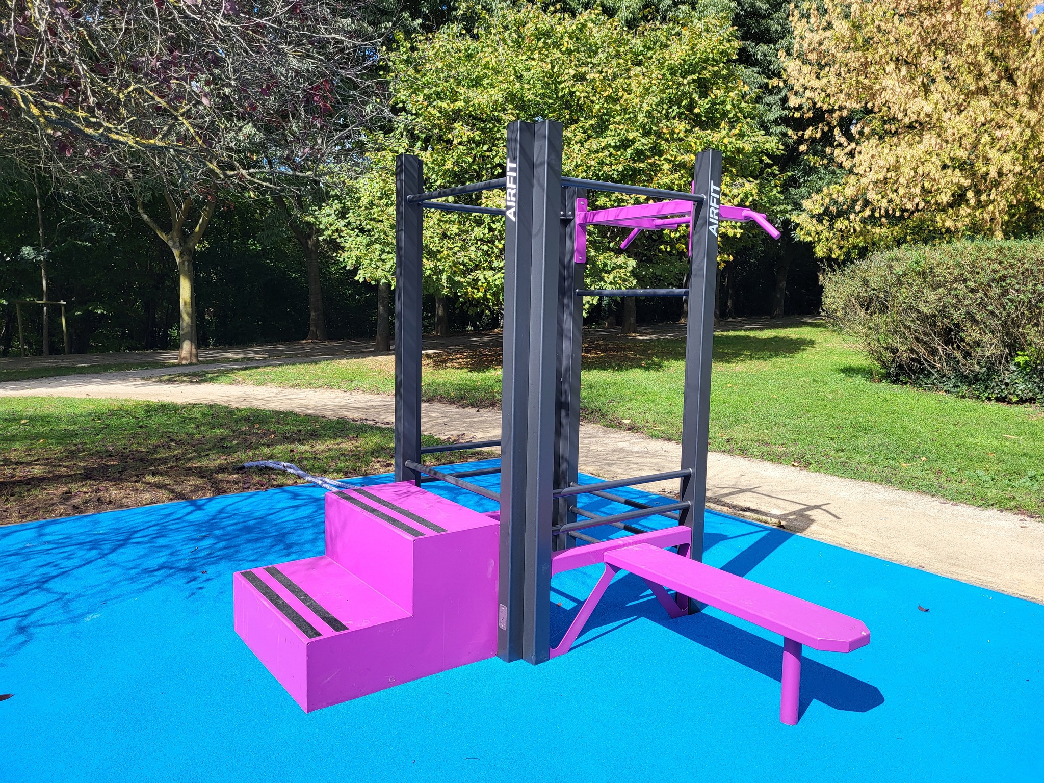 Aire de fitness à la Colline Cacao